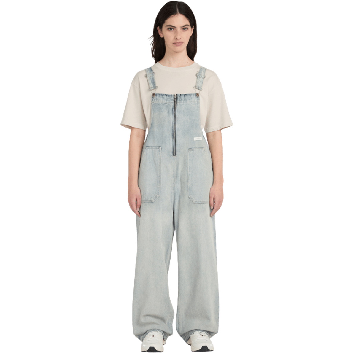 2026 Element Womens 70 Dungarees ELJNP00125 - Ash Bleach Wash